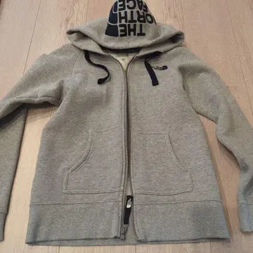 THE NORTH FACE 그레이 풀 집업 후드티 S