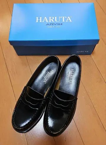 HARUTA ARVIN 블랙 로퍼 23.5cm