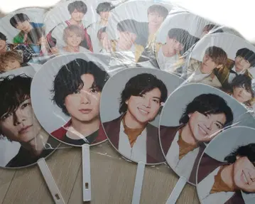 NEWS 카토 시게아키 부채 마스다 타카히사 코야마 케이치로 부채 굿즈