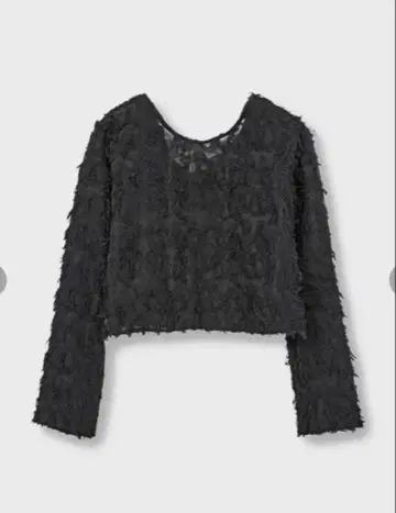 iNtimite 프린지 풀오버 블랙