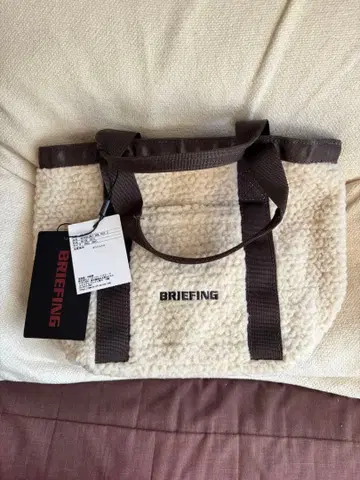 새상품! 브리핑 BRIEFING 보아 토트백 아이보리