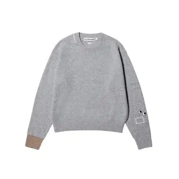 유니클로 x 아냐 힌드마치 첫 콜라보 눈알 니트 그레이 XL 새상품