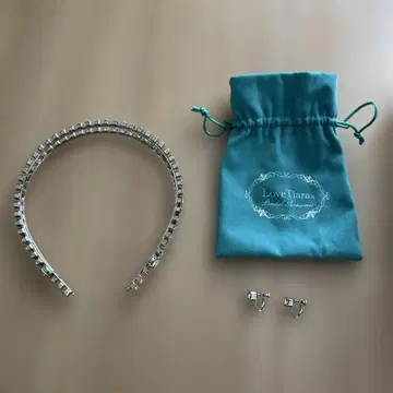 LoveTiara 크리스탈 머리띠 귀찌