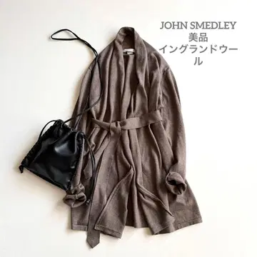 새상품급 JOHN SMEDLEY 존스메들리 가디건 브라운