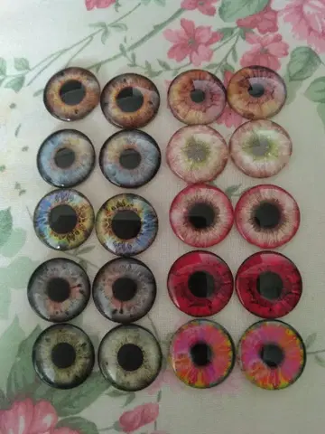 네오 브라이스 작가님 핸드메이드 유리 아이칩 10세트 커스텀 브라이스