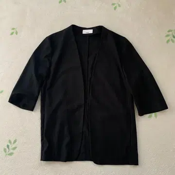 남성용 Lui's 노카라 자켓 블랙 S사이즈