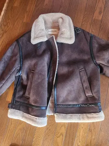 Ray BEAMS 무스탕 시어링 자켓