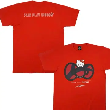 가시마 앤틀러스 HELLOKITTY 키티 반팔 티셔츠 새상품