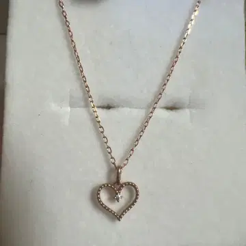 K10 하트 목걸이