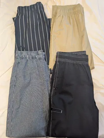 gu 셰프 팬츠 4세트 XL 사이즈