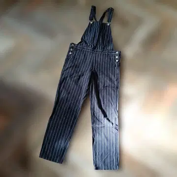 스트라이프 디자인 데님 살로펫