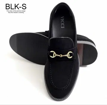 VICCI 블랙 로퍼 골드 비트