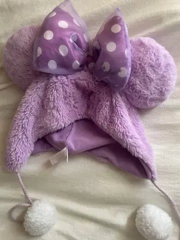 미니 보라색 팬 캡