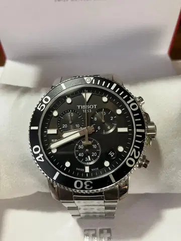 티쏘 씨스타 크로노그래프 T120.417.11.051.00 SS 쿼츠