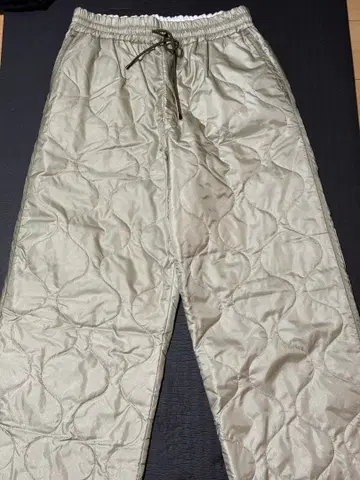 DRIES VAN NOTEN 퀼팅 팬츠 24 모델 하의