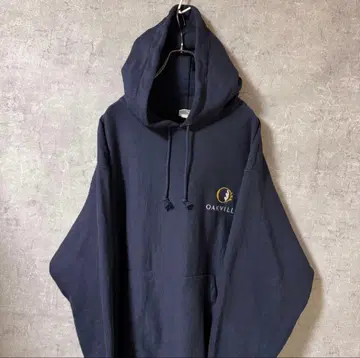 챔피온 리버스 위브 맨투맨 후드티 네이비