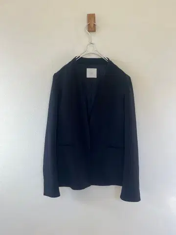 TONAL 토널 네이비 노카라 자켓 36