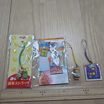컬 아저씨 핸드폰 스트랩 4개 세트 미사용 새상품