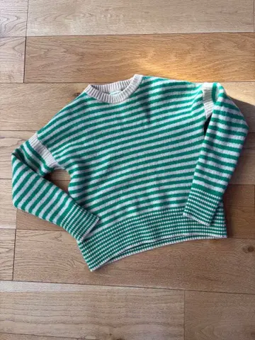 BEAMS BOY 보더 긴팔 스웨터