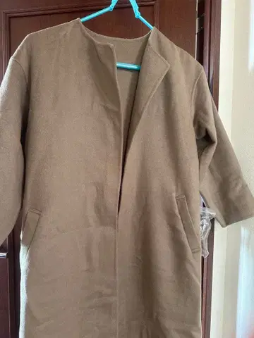 a.v.v 울 혼방 더블 페이스 새시 코트