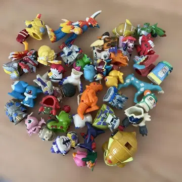 다양한 캐릭터 피규어 세트 손가락 인형