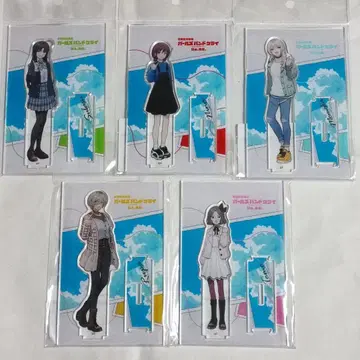걸즈 밴드 클라이 극장판 총집편 후편 아크릴 스탠드 5종 세트