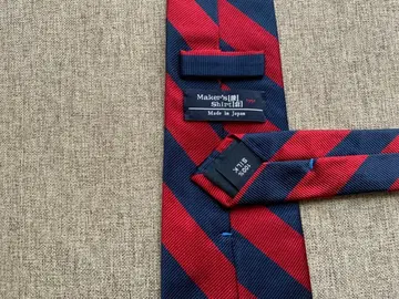 Maker's Shirt 실크 스트라이프 넥타이