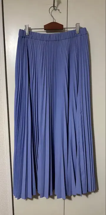 [ 택 포함 미사용 ] ICB 플리츠 스커트 라이트 블루 S 사이즈