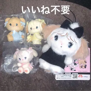 mikko characters 마스코트 피규어 BLACK RIBBON