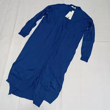 롱 얇은 소재 네이비