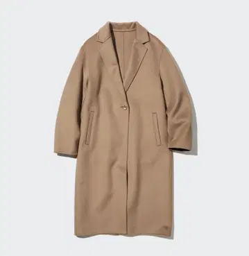 더블 페이스 롱 코트 카멜 베이지 M 사이즈