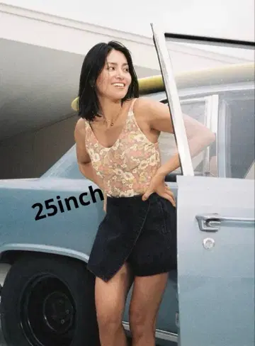 SeaRoomlynn 데님 랩 숏팬츠