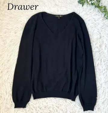 드로어 캐시미어 실크 니트 풀오버