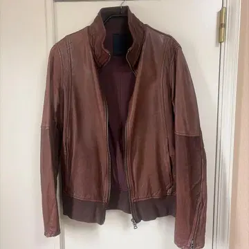 shama 브라운 가죽 자켓 사이즈 40