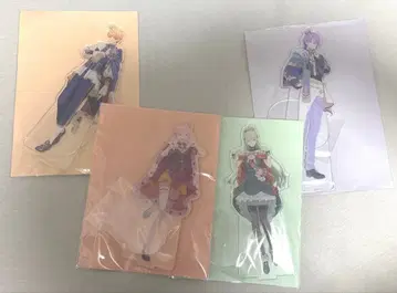 공백 우미 아크릴 스탠드 4개 세트