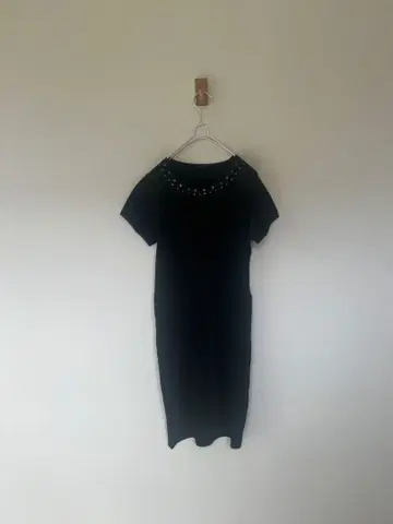 SPECCHIO 스페치오 셔틀 플리츠 원피스 튜닉 40