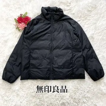 무인양품 다운 자켓 블랙 M 여성용 방한 새상품급