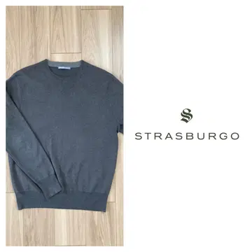 [ 거의 미사용 ] STRASBURGO 캐시미어 크루넥 스웨터