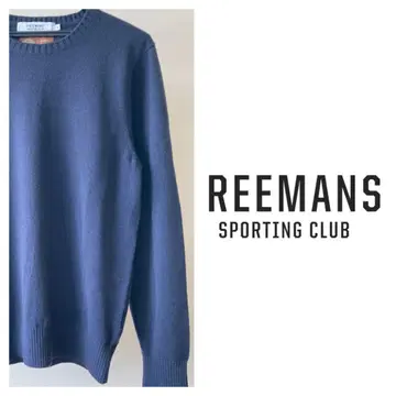 [ USED ] FREEMANS 캐시미어 네이비 크루넥 스웨터