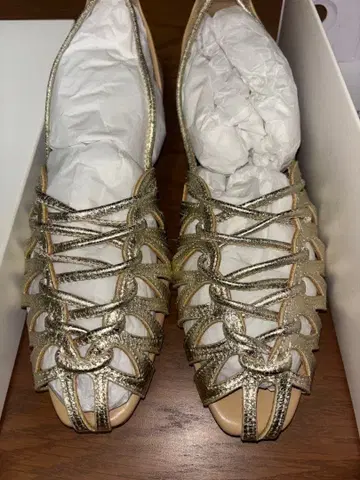 [새상품 미사용] EVOL / 이볼 / 펌프스 / 신발 / 골드