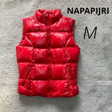 나파피리 NAPAPIJRI 다운 베스트 M 레드 베스트 아우터 빨간색