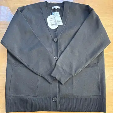 새상품 GLOBAL WORK 다크 그레이 가디건 M 글로벌 워크