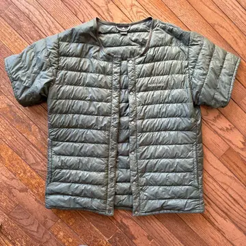 몽벨 스페리오 다운 라운드넥 T 반팔 S 사이즈 올리브 그린