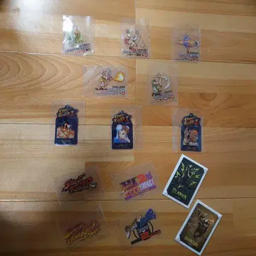 스트리트 파이터 II 캐릭터 굿즈 묶음 판매 레어 새상품