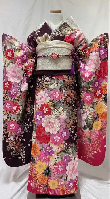 후리소데 6점 세트 후리소데 풀세트 성인식