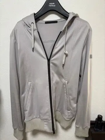 TATRAS 그레이 풀 집업 후드티