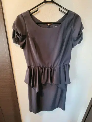 네이비 포멀 원피스 드레스