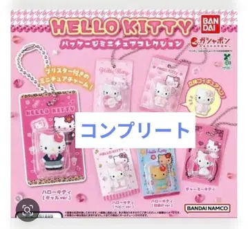 헬로키티 패키지 미니어처 컬렉션 전 6종 컴플리트 산리오 2