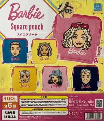 가챠가챠 Barbie 바비 스퀘어 파우치