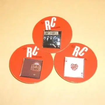 RC SUCCESSION 핀 배지 3개 세트